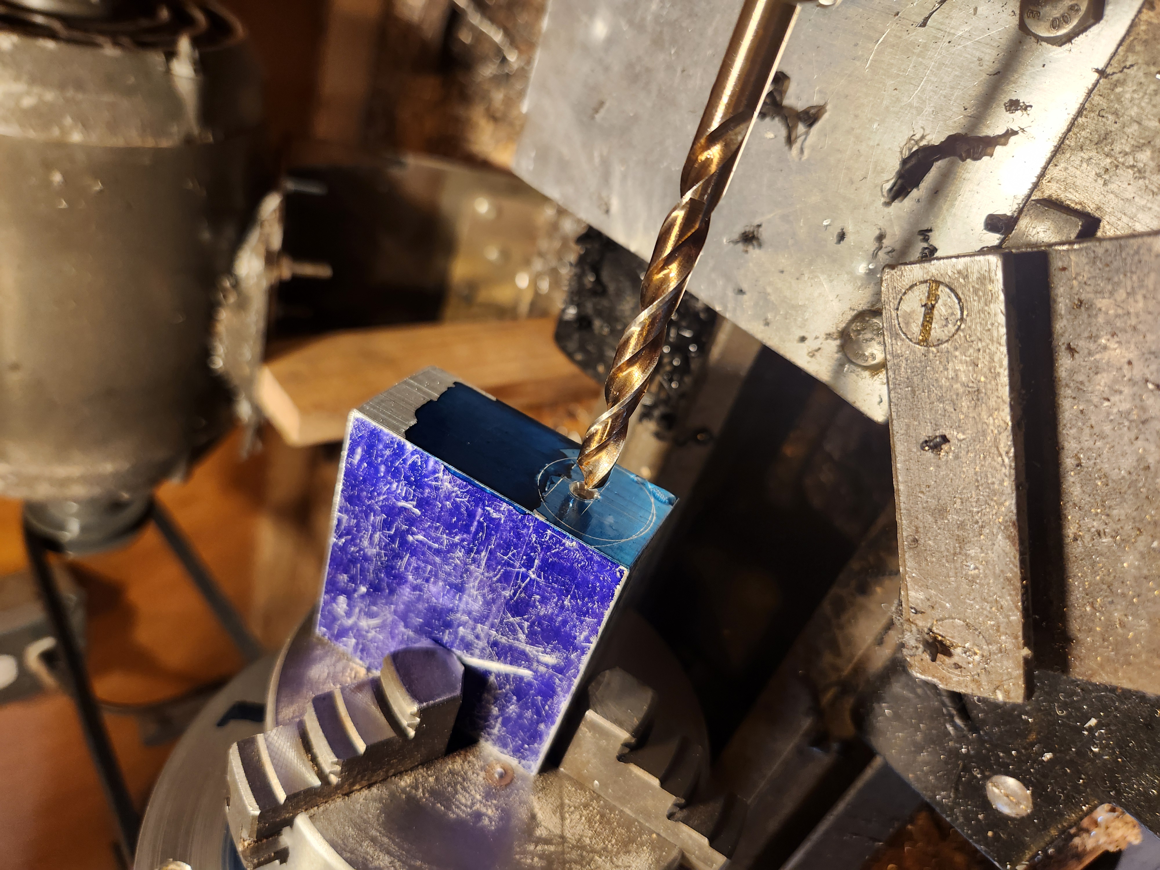 Cutting bearing seats and drilling main hole